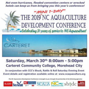 Cover photo for 2019 NC Aquaculture Development Conference Scheduled