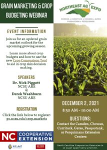 Cover photo for Northeast Ag Expo Grain Marketing and Crop Budget Webinar