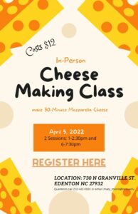Cover photo for Cheese Making Class- 30-Minute Mozzarella