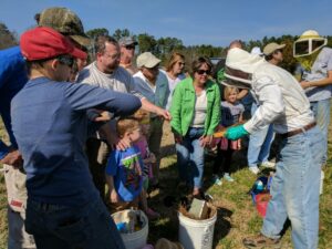 Field Session for Chatham County Beekeeping School