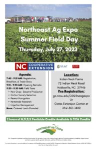Cover photo for 2023 Northeast Ag Expo Summer Field Day