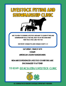 Cover photo for Livestock Fitting and Showmanship Clinic