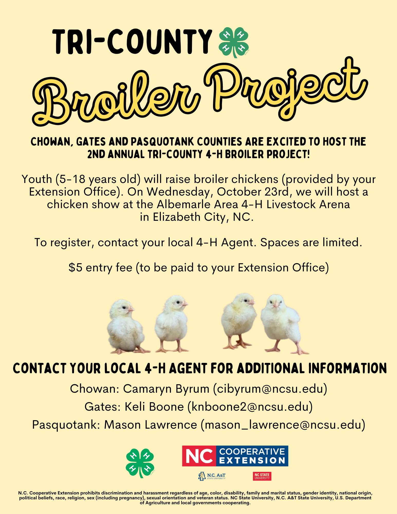 Tri County Broiler Project