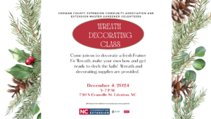 Wreath Decorating Class Flyer