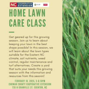 Cover photo for Home Lawn Care Class- February 18, 2025